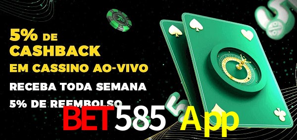 Promoções do cassino ao Vivo Bet585 App